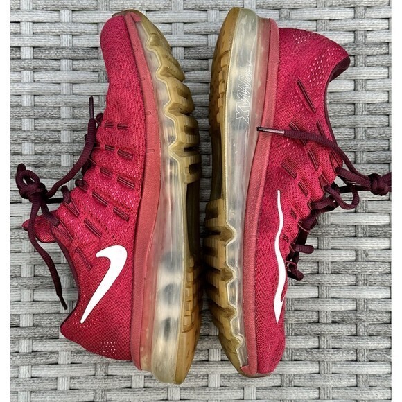 NIKE AIR MAX‎ 2016 University Red Black 806771-601 Running Shoes - Picture 7 of 7